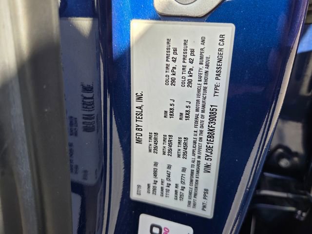Used 2019 Tesla Model 3 Long Range image 18