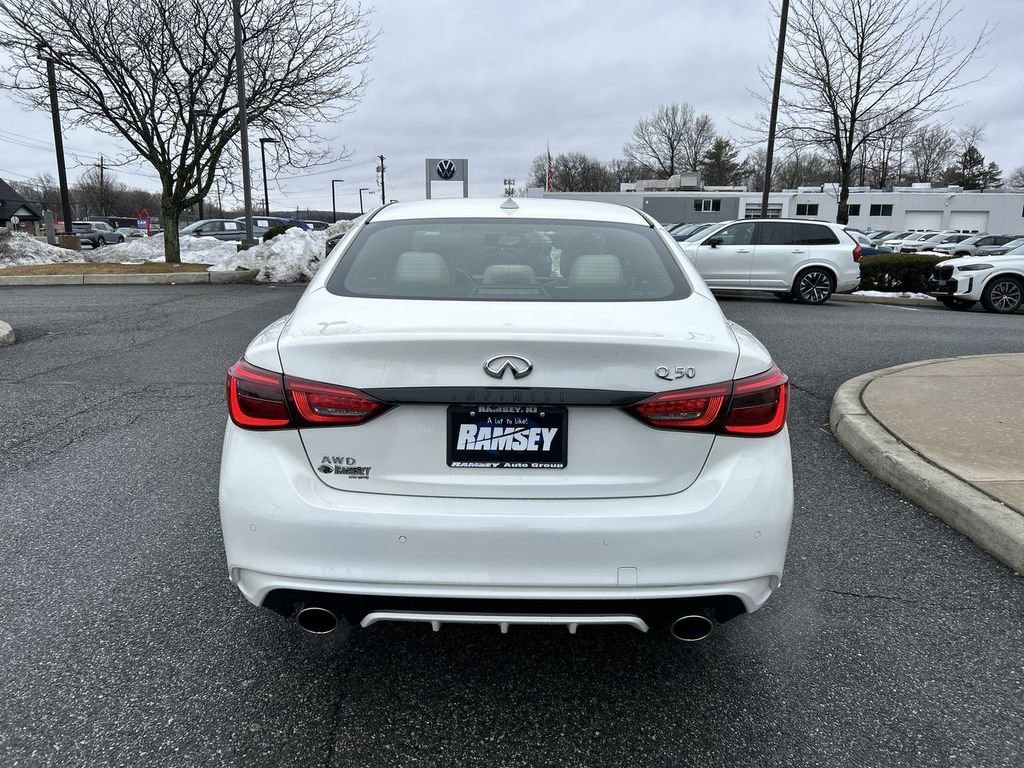 Certified 2023 INFINITI Q50 Sensory image 7