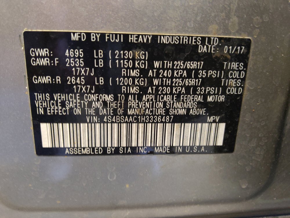 Used 2017 Subaru Outback 2.5i AWD/4WD image 33