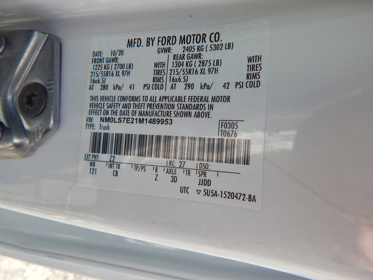 Used 2021 Ford Transit Connect XL image 28