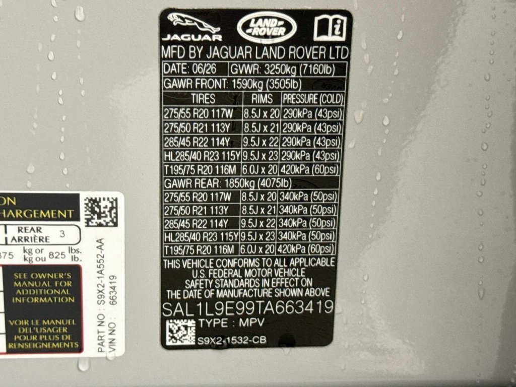 New 2026 Land Rover Range Rover Sport Dynamic SE AWD/4WD image 34