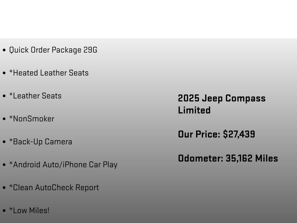 Used 2025 Jeep Compass Limited image 6