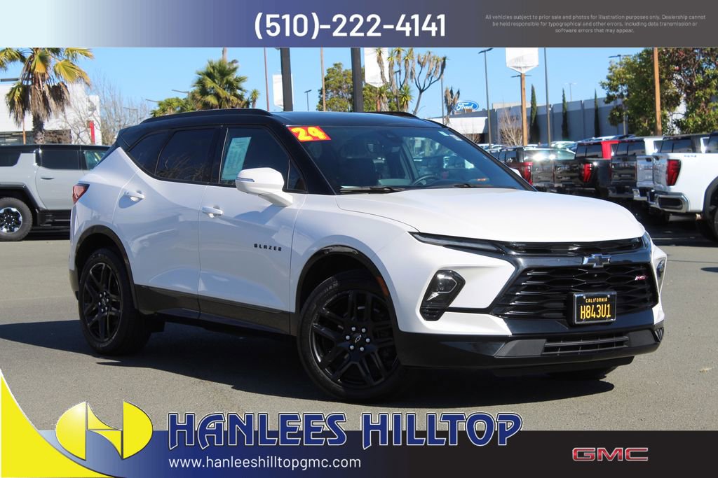Used 2024 Chevrolet Blazer RS w/ Driver Confidence II Package image 1