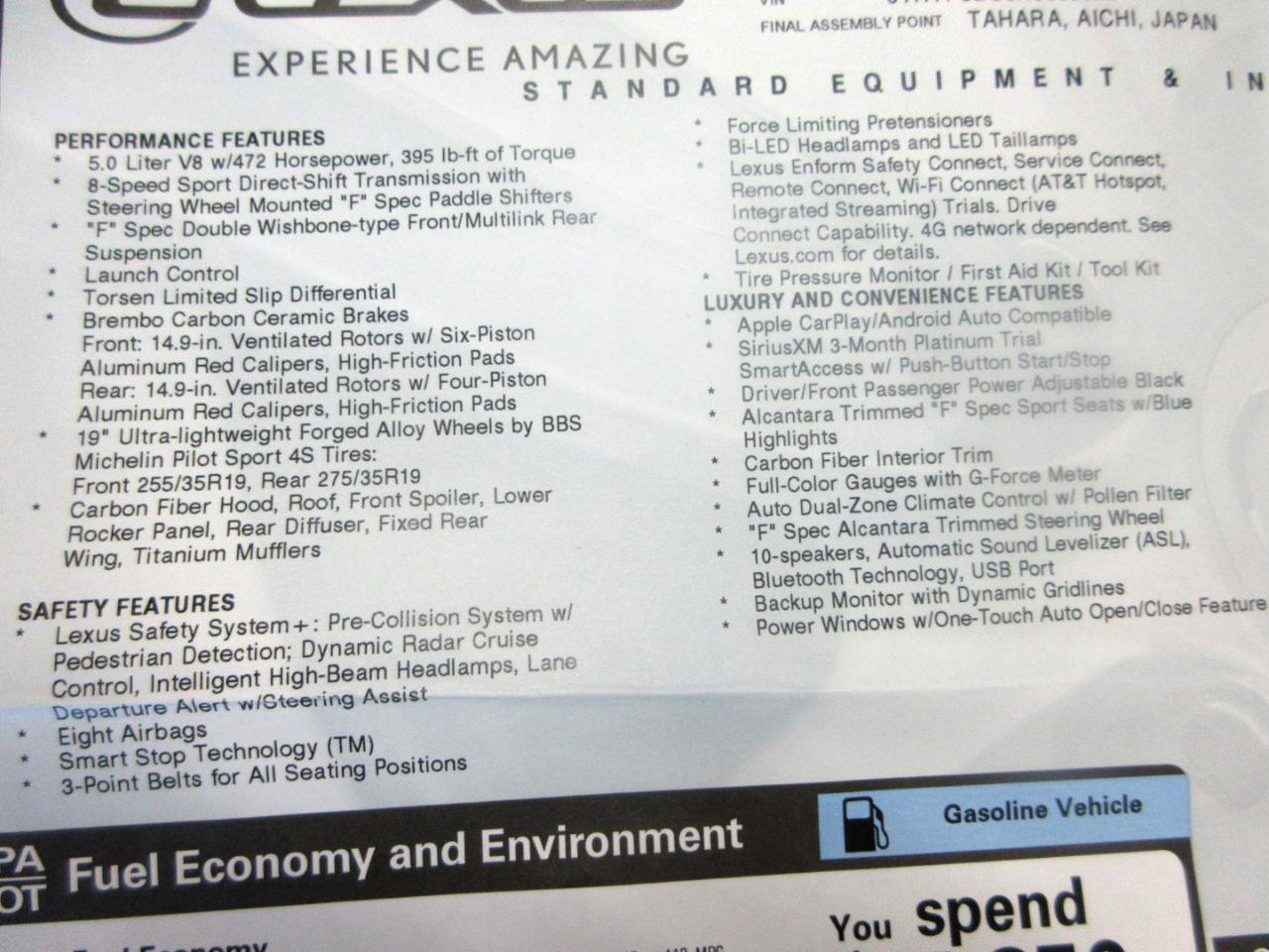 Used 2022 Lexus RC F Track Edition image 4