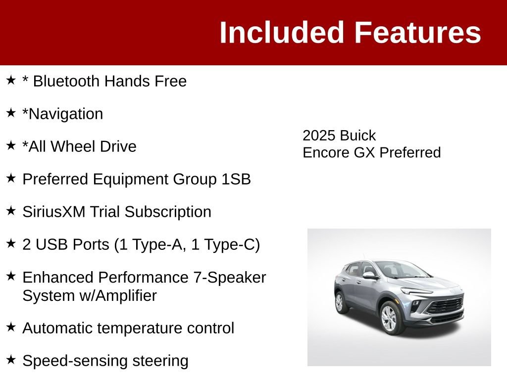Used 2025 Buick Encore GX Preferred AWD/4WD image 3