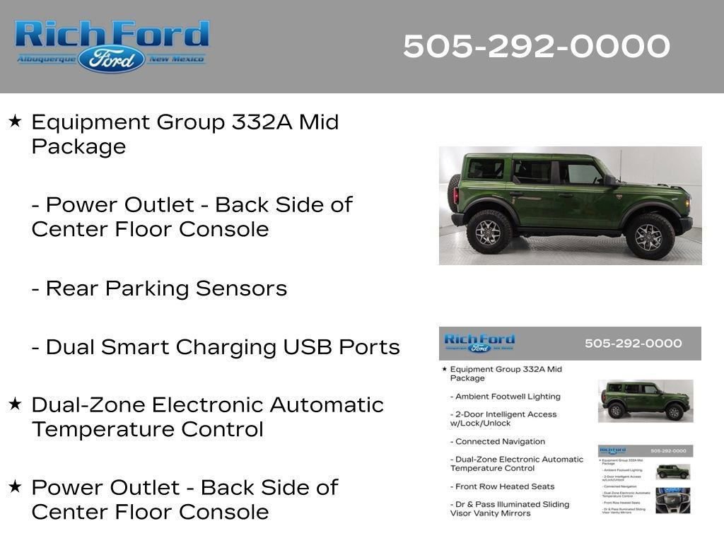 Certified 2025 Ford Bronco Badlands AWD/4WD image 28