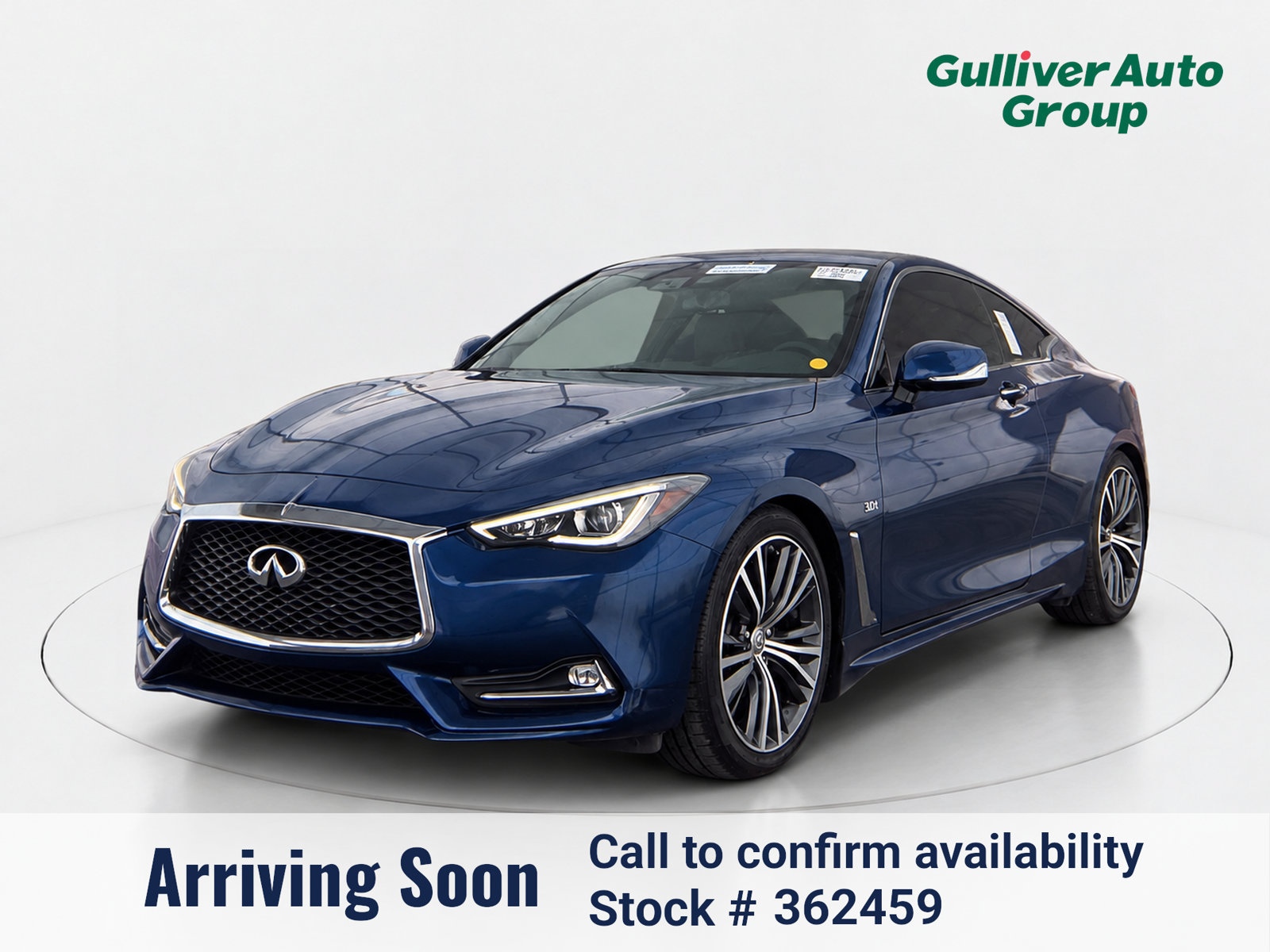 Used 2017 INFINITI Q60 3.0t w/ Premium Plus Package 3.0T RWD image 1