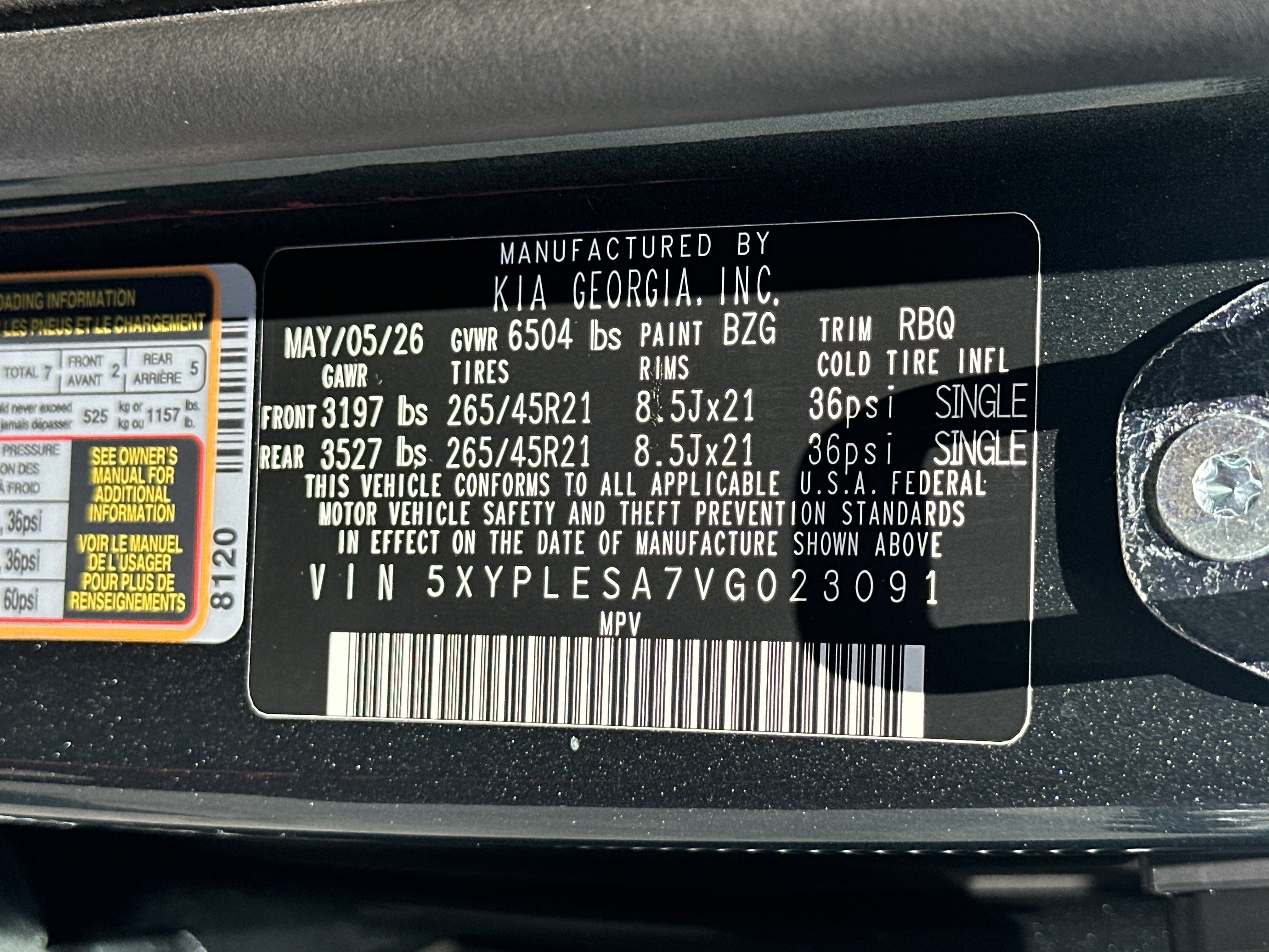 Used 2027 Kia Telluride X-Line SX Prestige w/ Towing Package AWD/4WD image 33