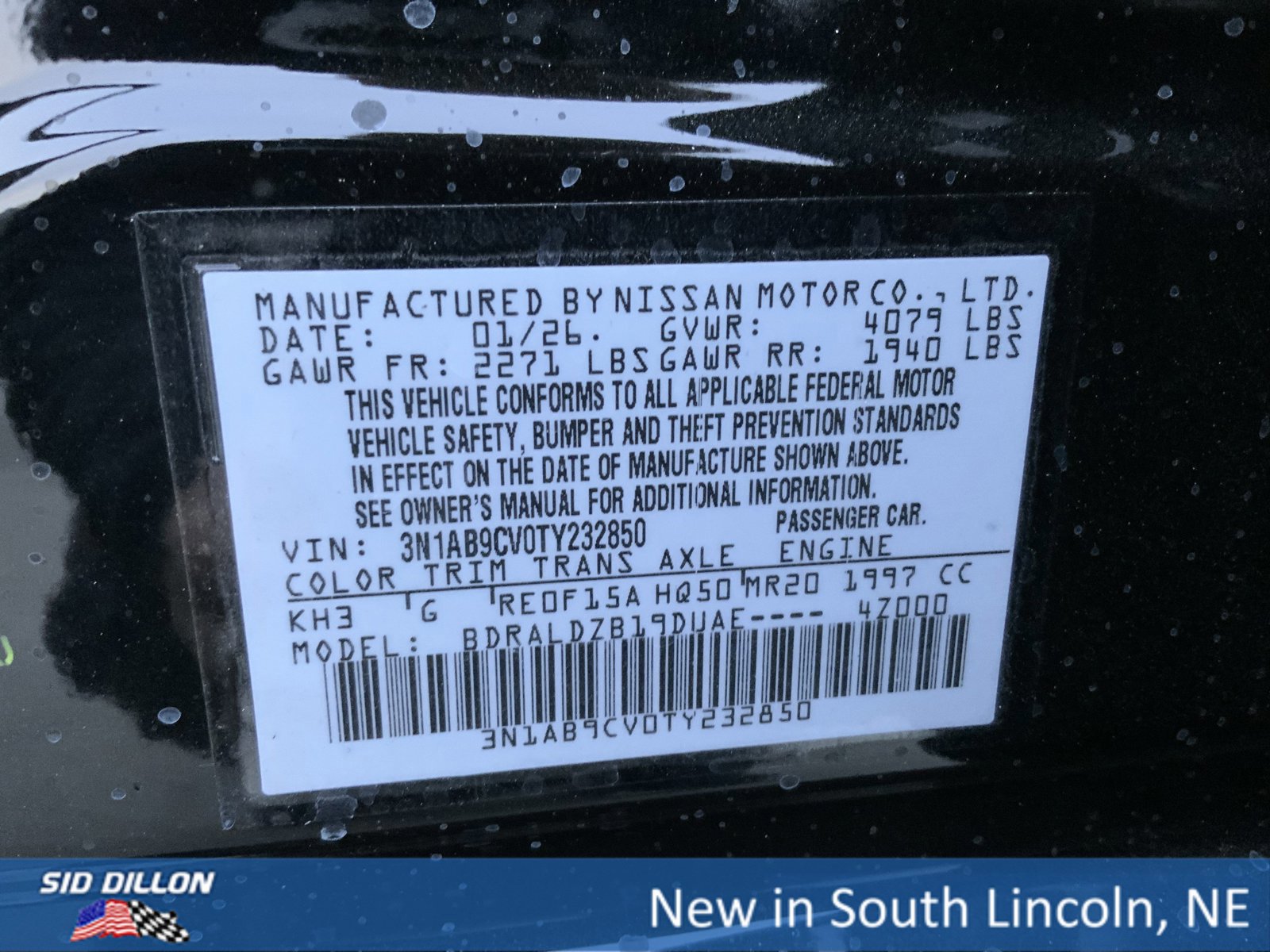 New 2026 Nissan Sentra SV w/ SV Convenience Package image 12