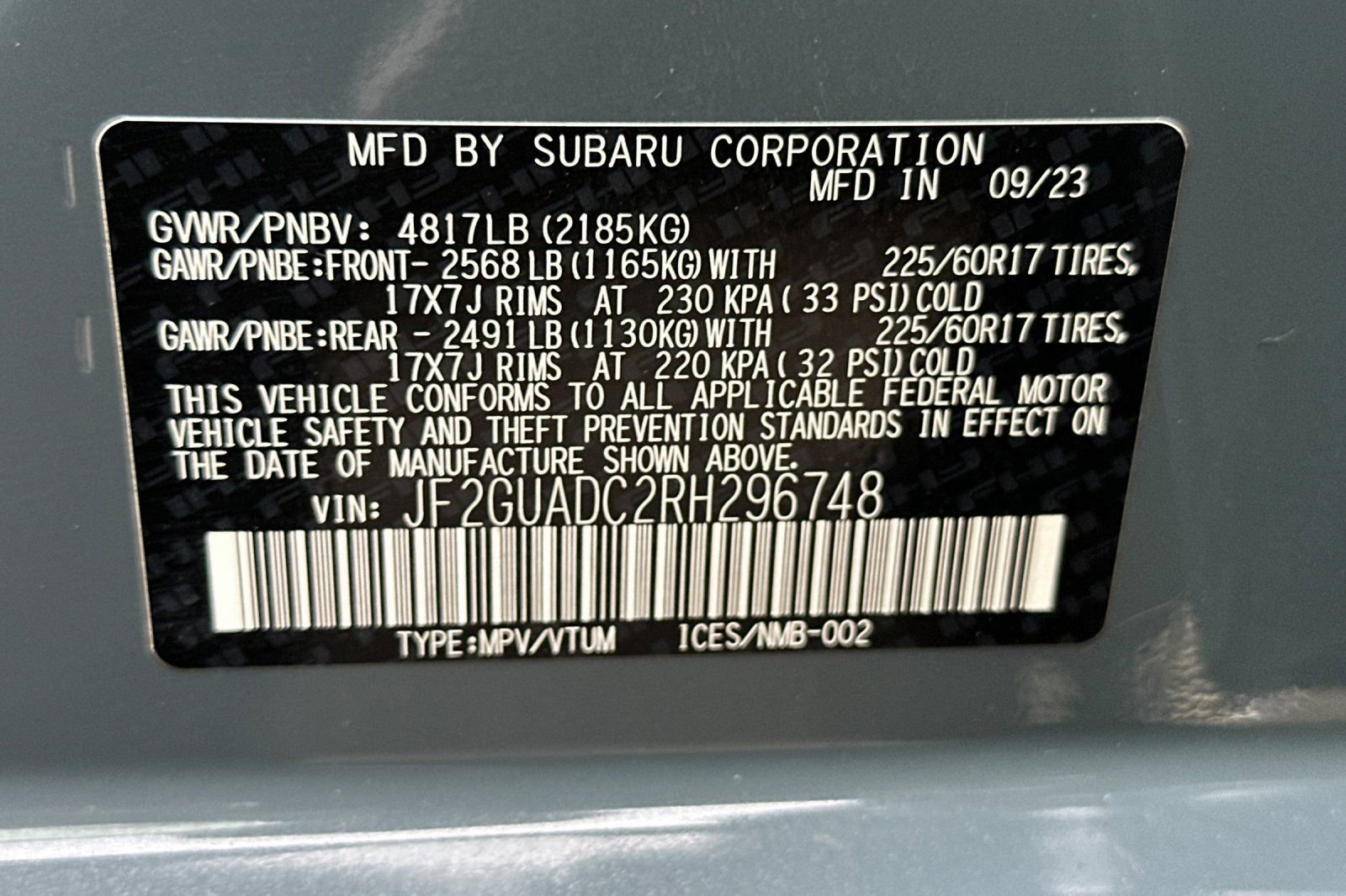 Used 2024 Subaru Crosstrek 2.0i Premium AWD/4WD image 37