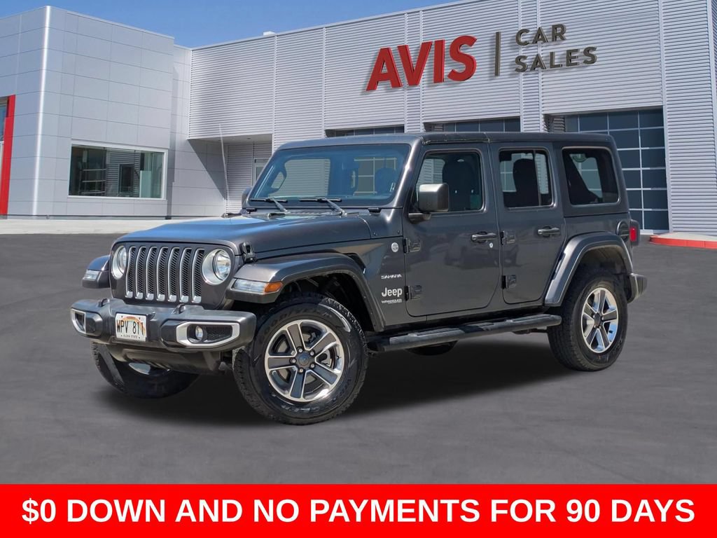 Used 2022 Jeep Wrangler Unlimited Sahara w/ Cold Weather Group AWD/4WD image 1