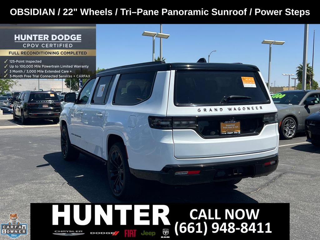 Certified 2024 Jeep Grand Wagoneer L Series II w/ Quick Order Packagew 28T AWD/4WD image 5