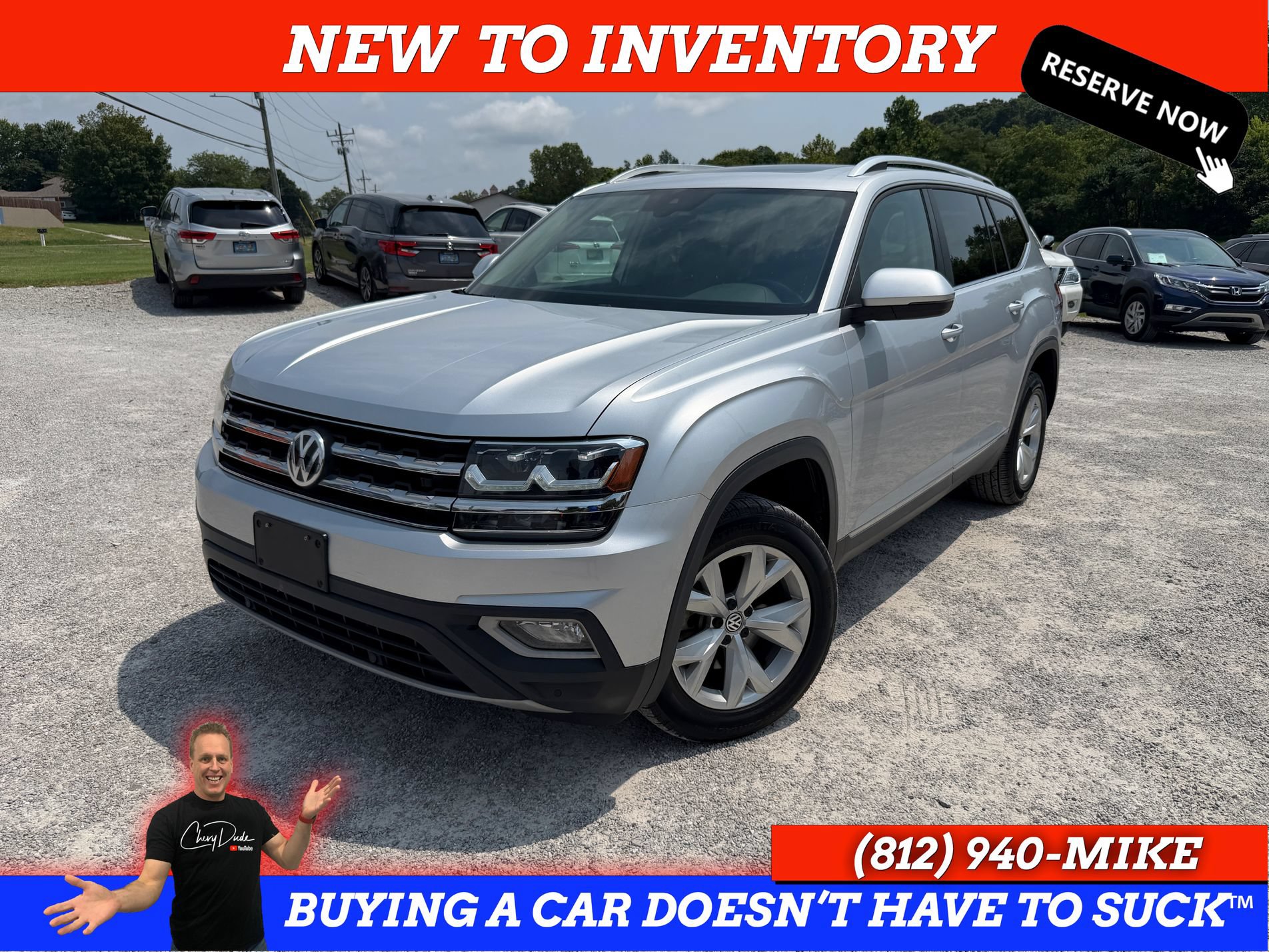 Used 2018 Volkswagen Atlas SEL AWD/4WD image 1