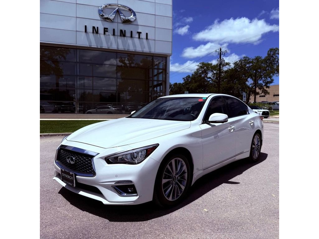 Used 2023 INFINITI Q50 Luxe w/ Cargo Package RWD image 1