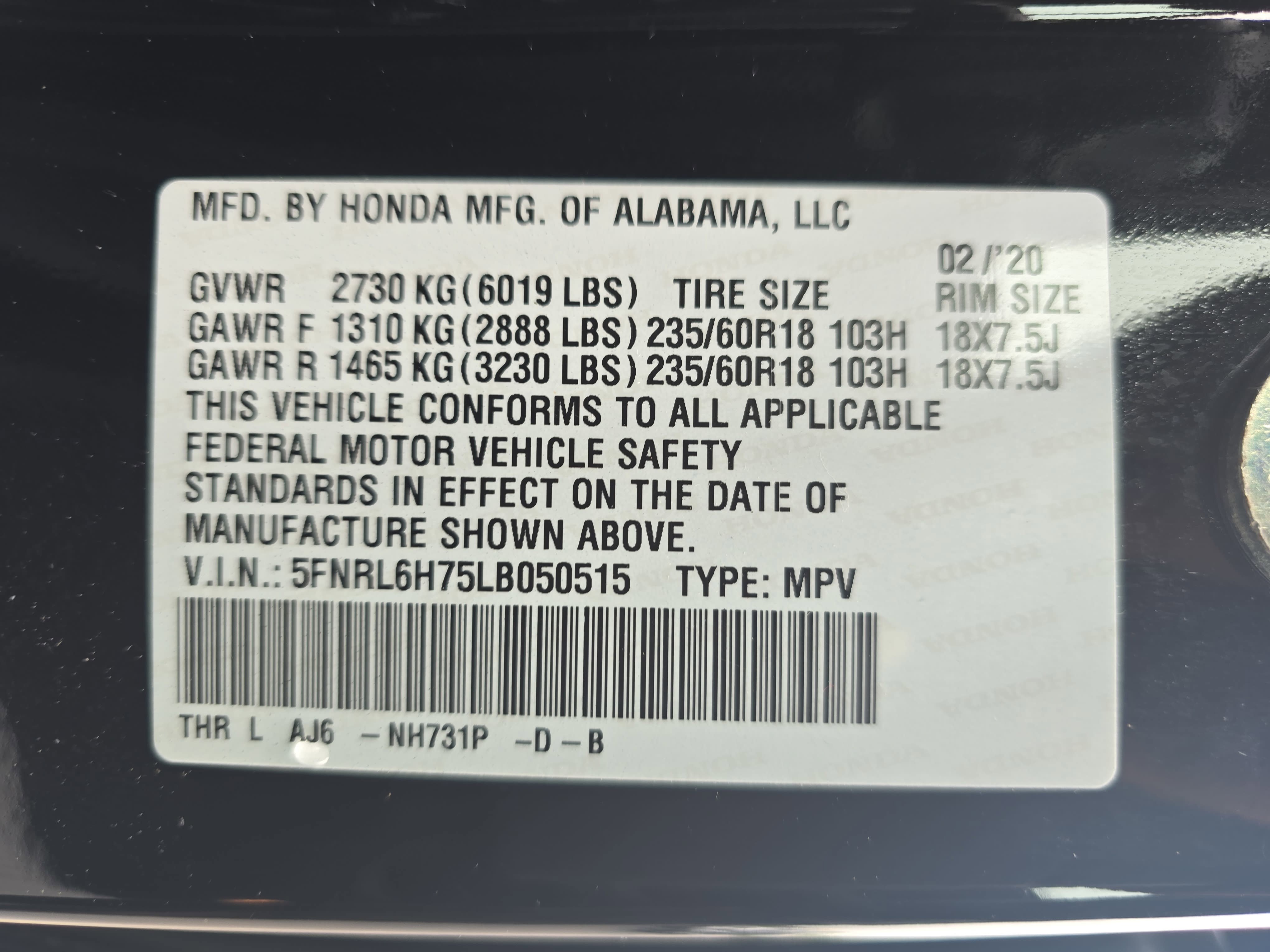 Used 2020 Honda Odyssey EX-L image 33