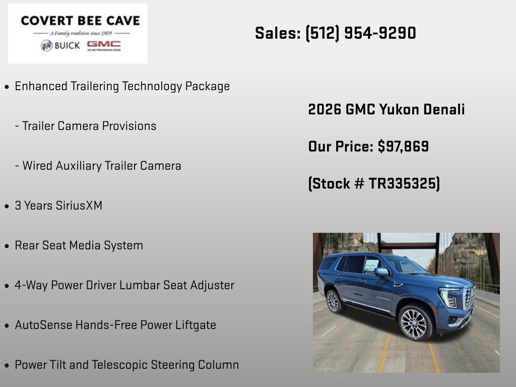 New 2026 GMC Yukon Denali AWD/4WD image 36