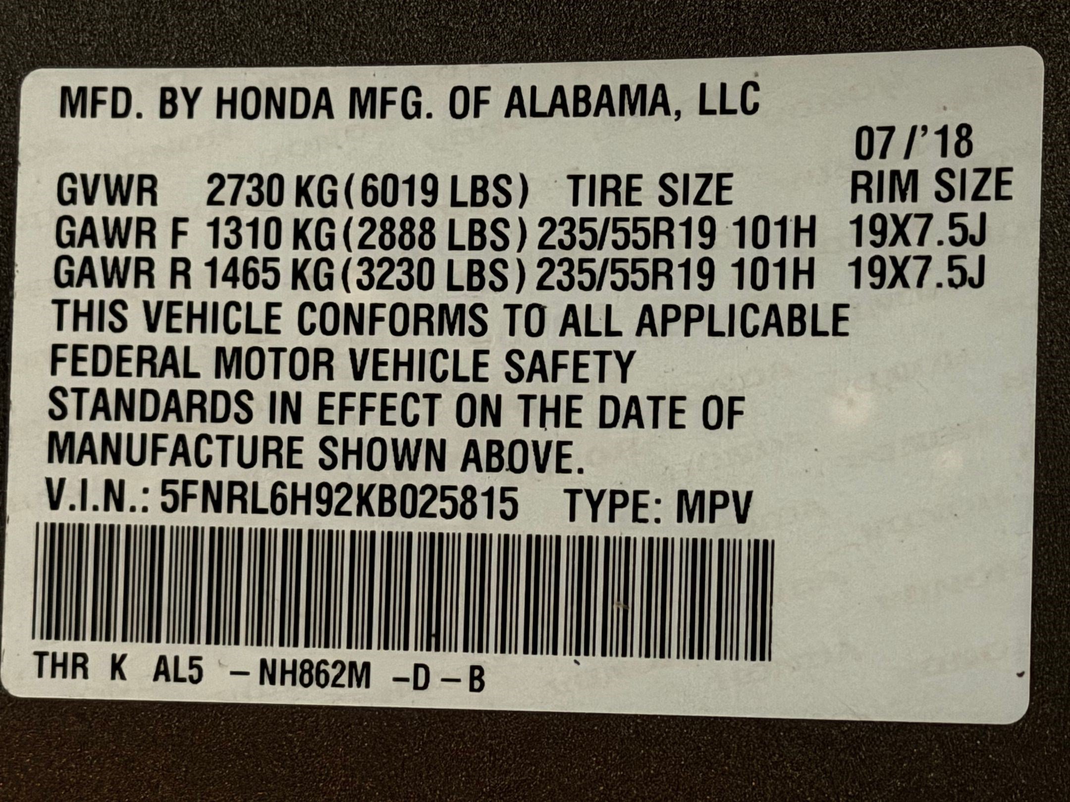 Used 2019 Honda Odyssey Elite image 26