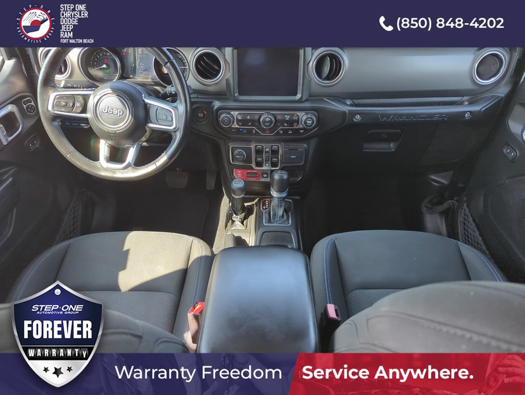 Used 2023 Jeep Wrangler Unlimited Rubicon 4xe w/ Safety Group AWD/4WD image 14