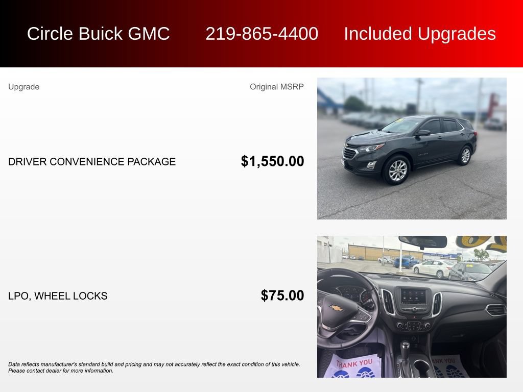 Used 2020 Chevrolet Equinox LT w/ Driver Convenience Package FWD image 3