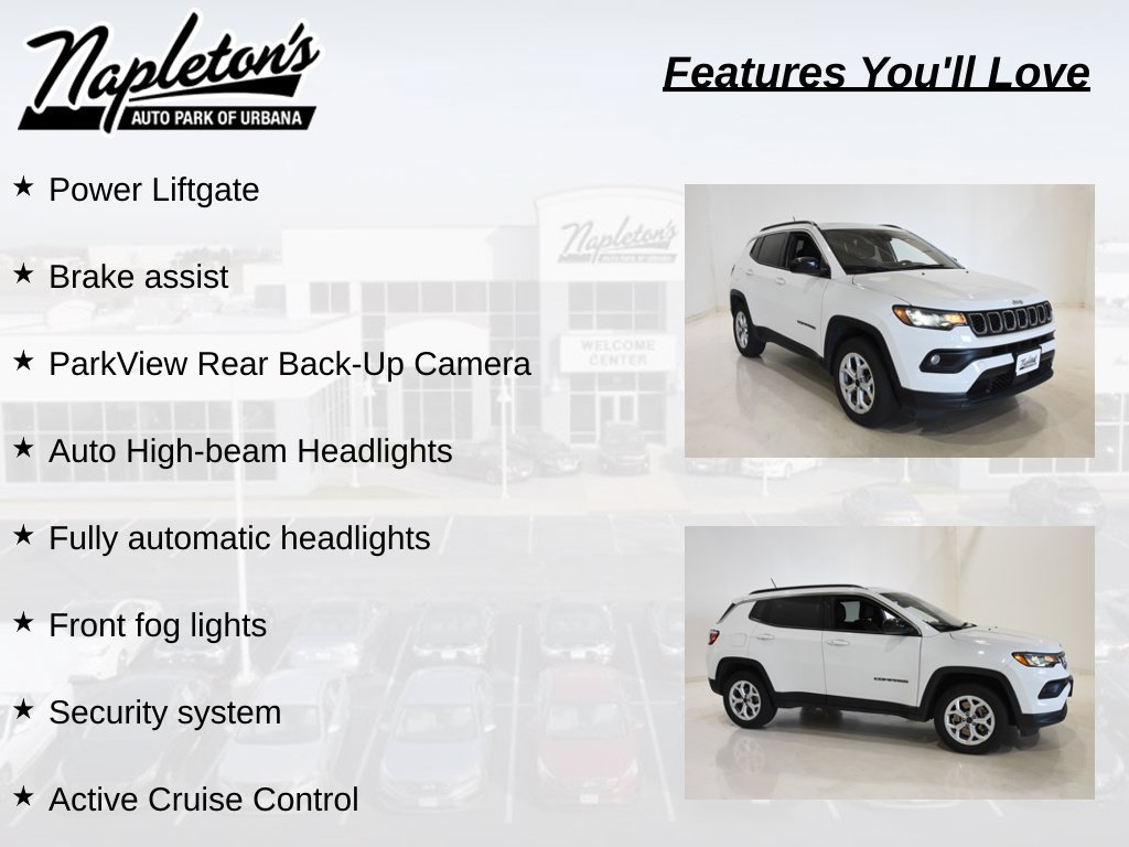 Used 2025 Jeep Compass Latitude w/ Sun & Sound Group AWD/4WD image 14
