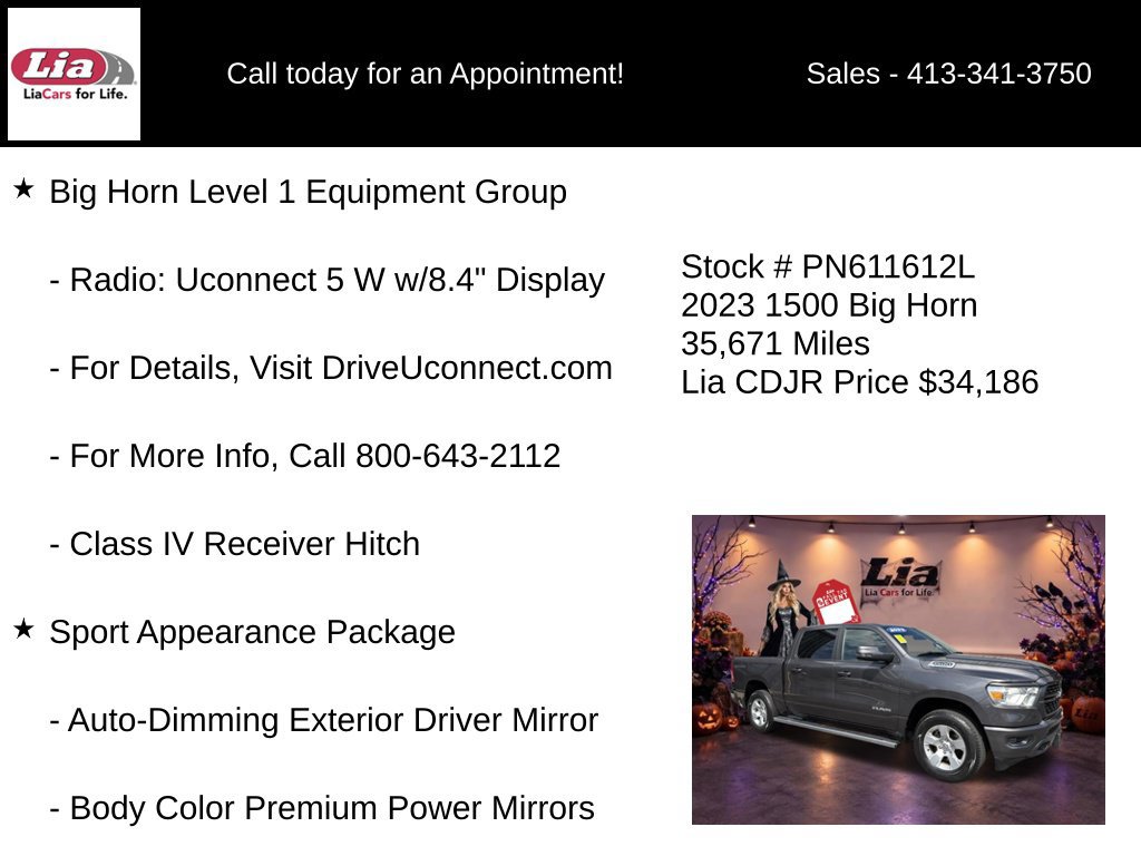 Certified 2023 RAM 1500 Big Horn AWD/4WD image 26