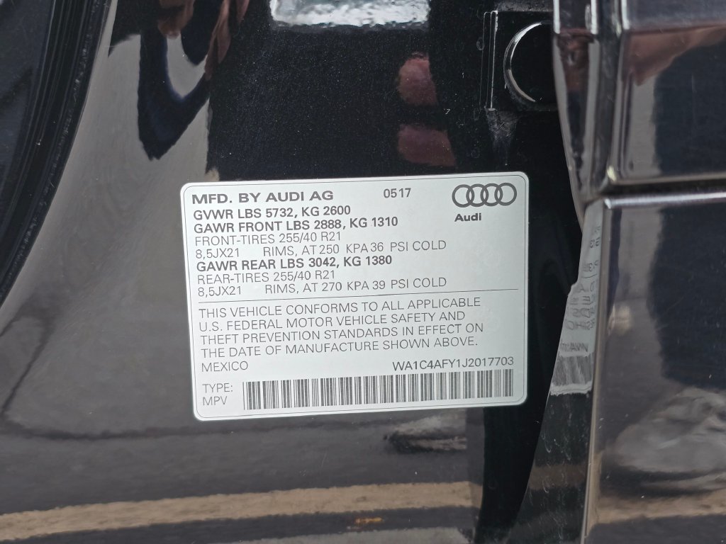 Used 2018 Audi SQ5 Prestige w/ Prestige Package AWD/4WD image 40