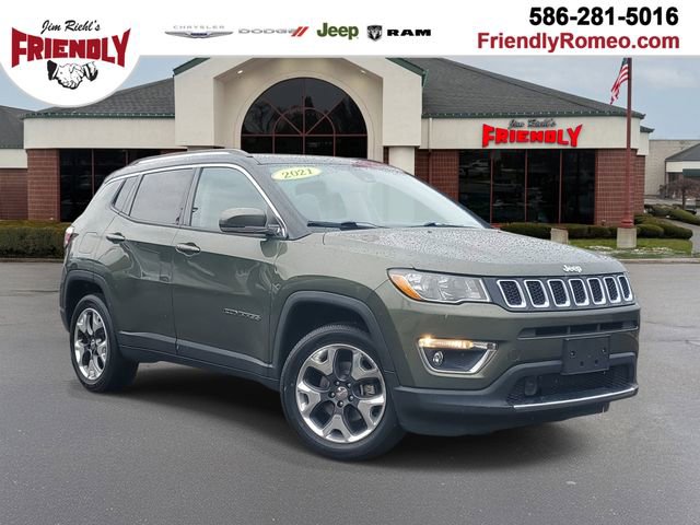 Used 2021 Jeep Compass Limited w/ Sun and Sound Group