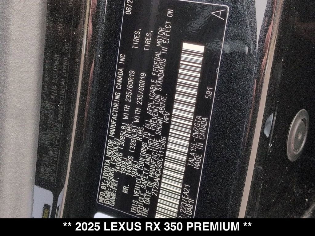 Used 2025 Lexus RX 350 Premium w/ Convenience Package image 30