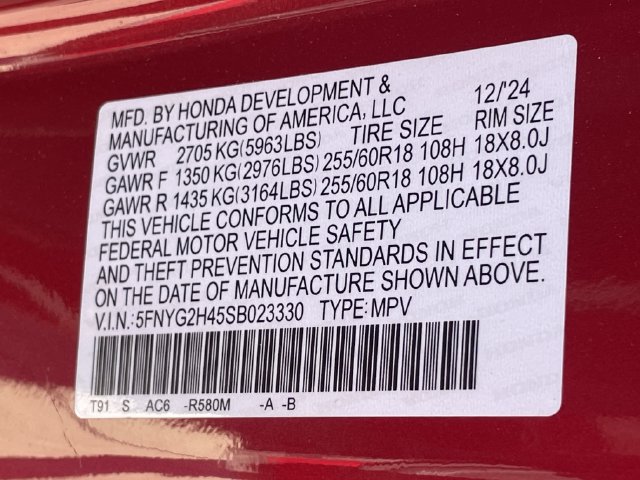 Certified 2025 Honda Pilot EX-L image 30