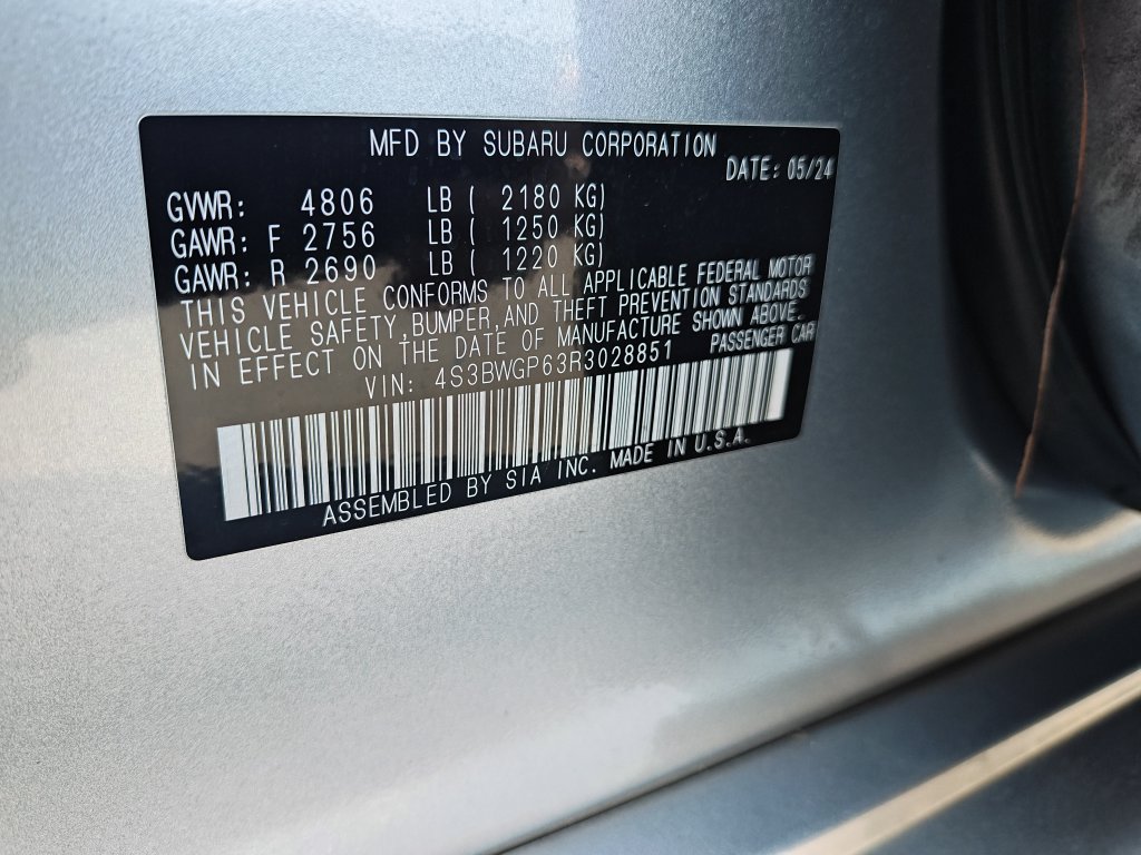 Used 2024 Subaru Legacy Touring XT w/ Tech Package #2 AWD/4WD image 26