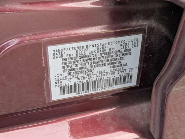 Used 2022 Nissan Sentra SV FWD image 38