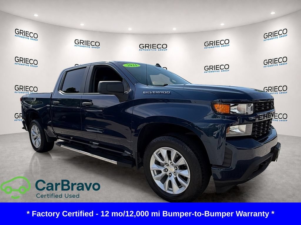 Certified 2021 Chevrolet Silverado 1500 Custom