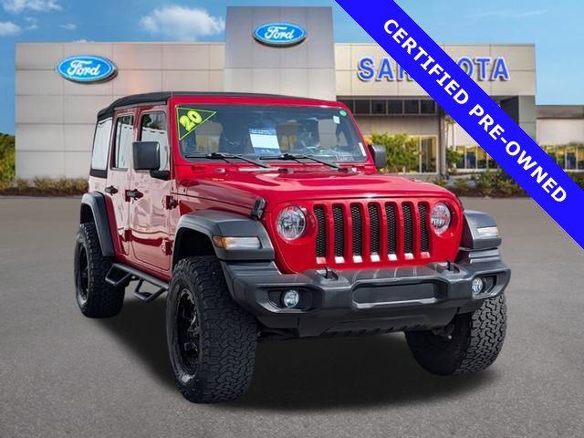 Used 2020 Jeep Wrangler Unlimited Sport S video 1