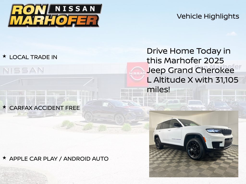 Used 2025 Jeep Grand Cherokee L Altitude AWD/4WD image 14