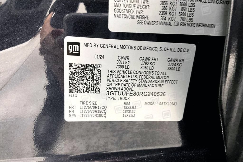 Used 2024 GMC Sierra 1500 AT4X AWD/4WD image 42