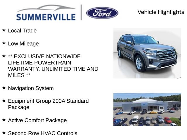 Certified 2025 Ford Explorer Active w/ Active Comfort Package RWD video 2