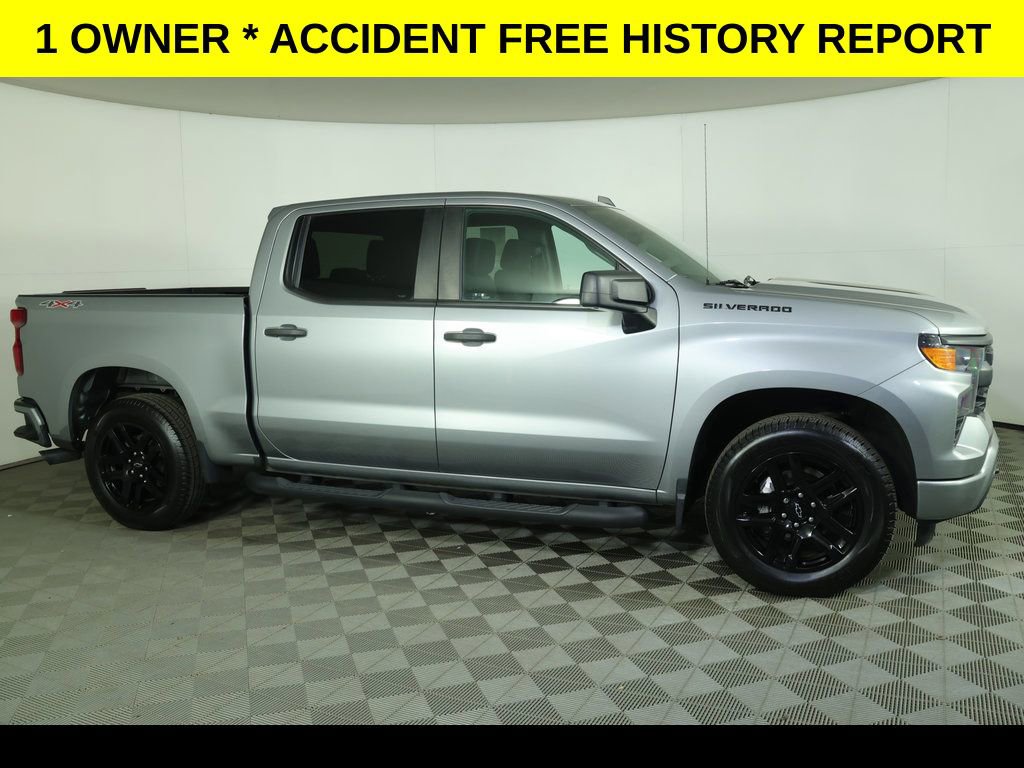 Used 2023 Chevrolet Silverado 1500 Custom w/ Rally Edition AWD/4WD image 2