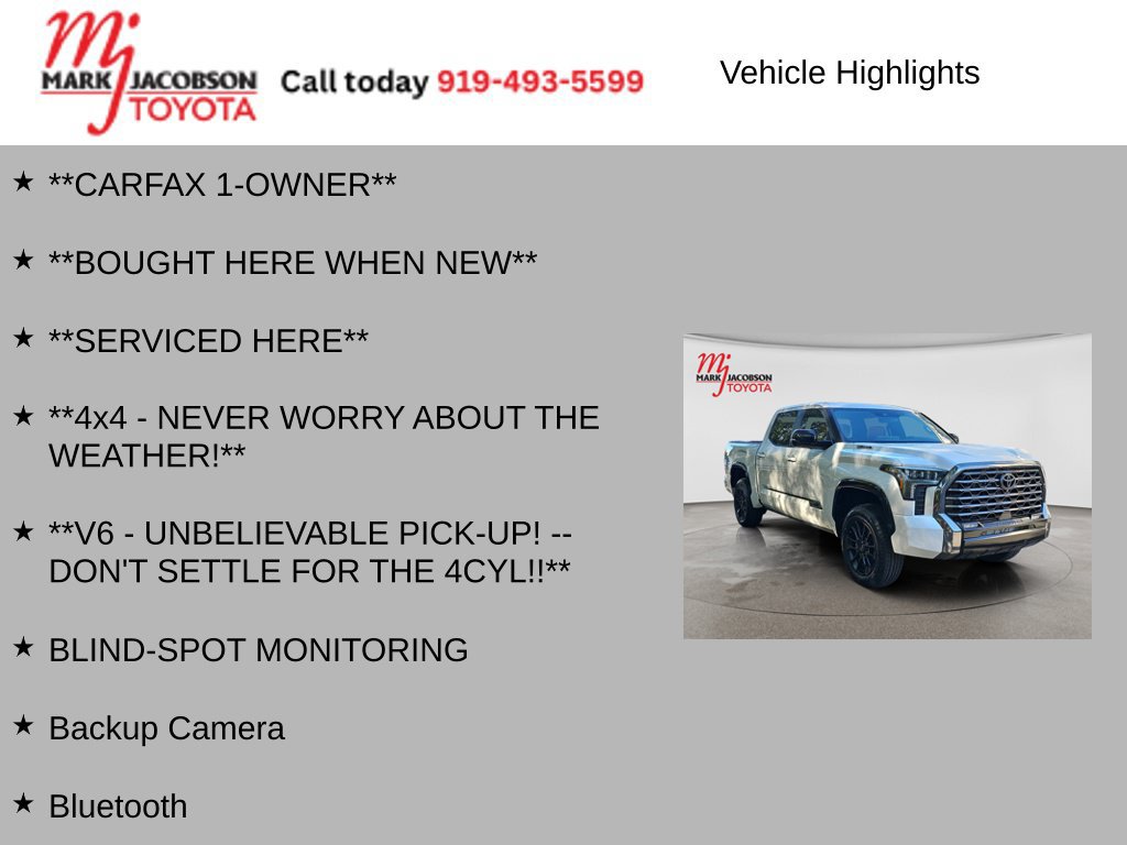 Used 2024 Toyota Tundra 1794 Edition AWD/4WD image 6