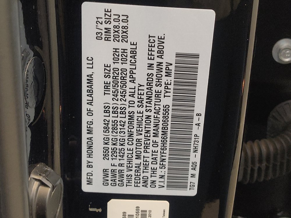 Used 2021 Honda Pilot Touring image 33