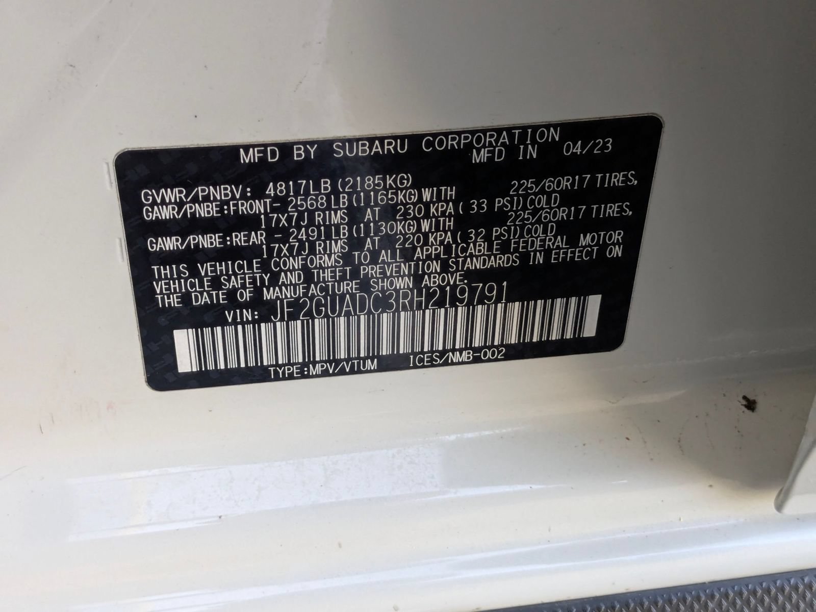 Certified 2024 Subaru Crosstrek 2.0i Premium AWD/4WD image 28