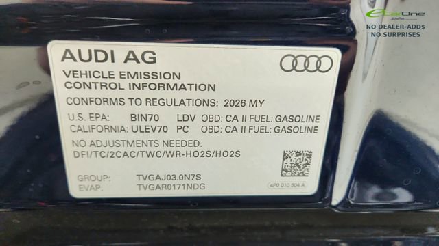 Used 2026 Audi A6 Prestige w/ Audi Exclusive Design Package AWD/4WD image 60