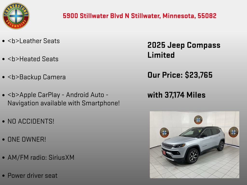 Used 2025 Jeep Compass Limited image 5