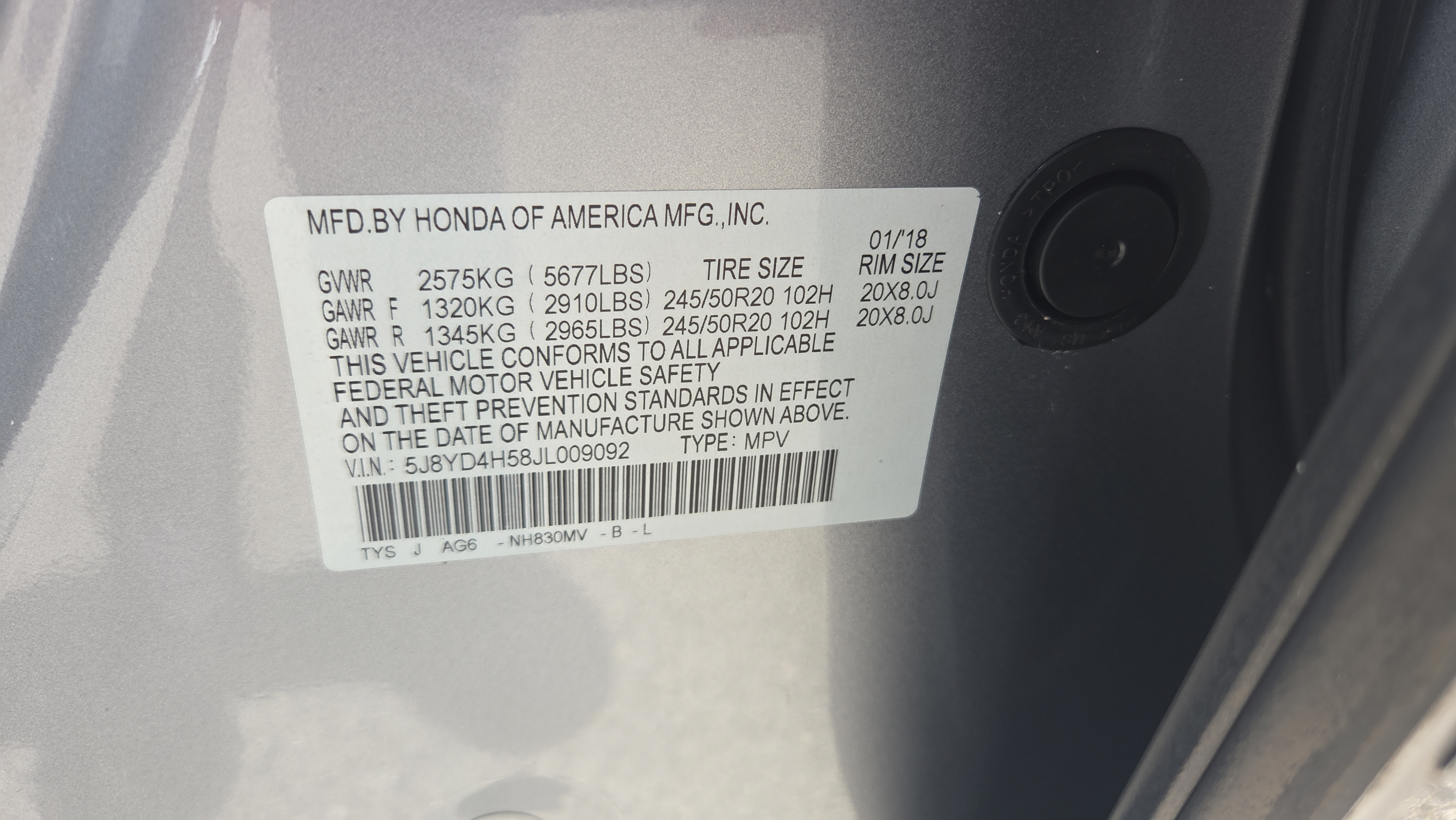 Used 2018 Acura MDX SH-AWD w/ Technology Package image 20