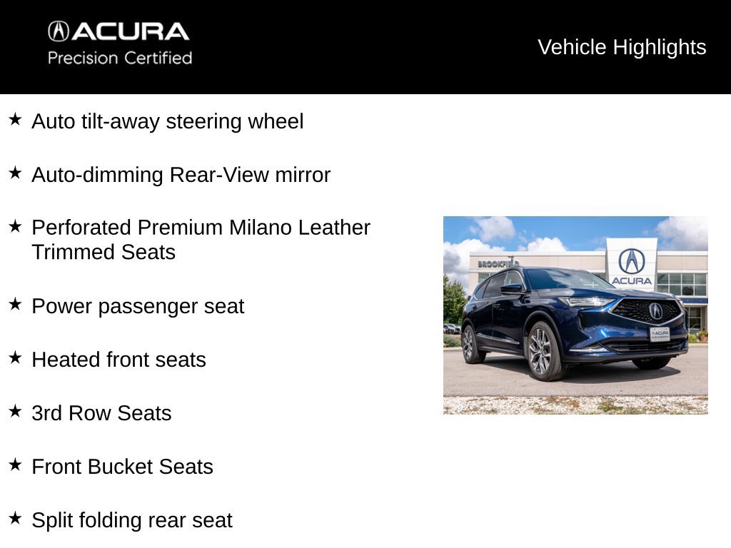 Certified 2023 Acura MDX w/ Technology Package AWD/4WD image 21