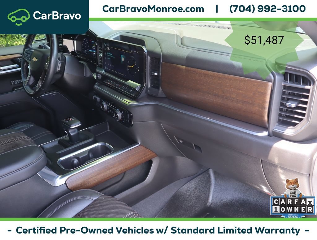 Certified 2023 Chevrolet Silverado 1500 High Country w/ Z71 Off-Road Package AWD/4WD image 47