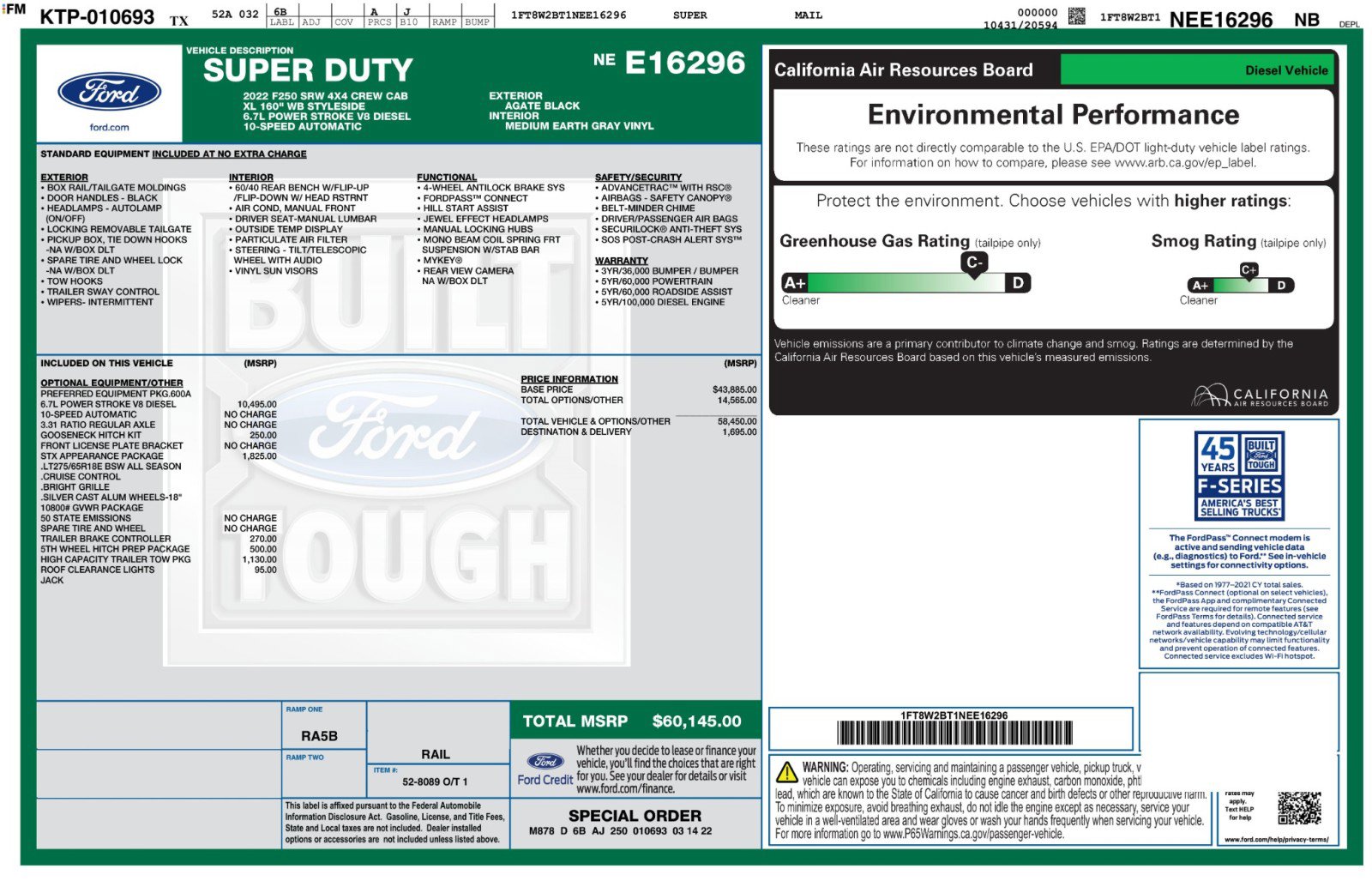 Used 2022 Ford F250 XL w/ STX Appearance Package image 47
