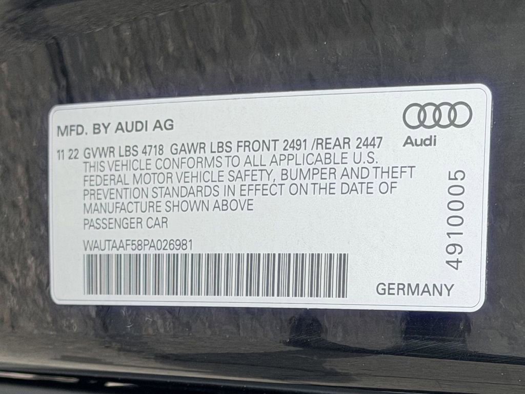Used 2023 Audi A5 2.0T Premium Plus w/ Premium Plus AWD/4WD image 26