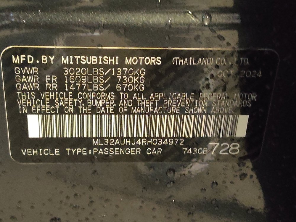 Used 2024 Mitsubishi Mirage LE image 33