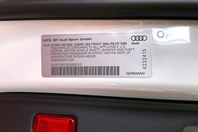 Certified 2025 Audi RS 6 performance w/ Executive Package image 34