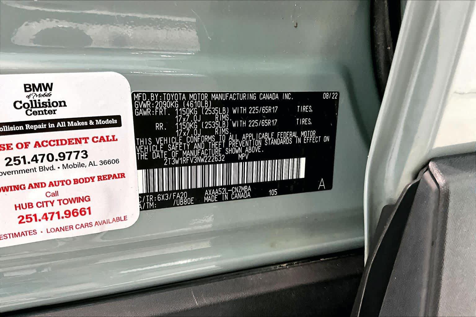 Used 2022 Toyota RAV4 XLE w/ Convenience Package FWD image 35